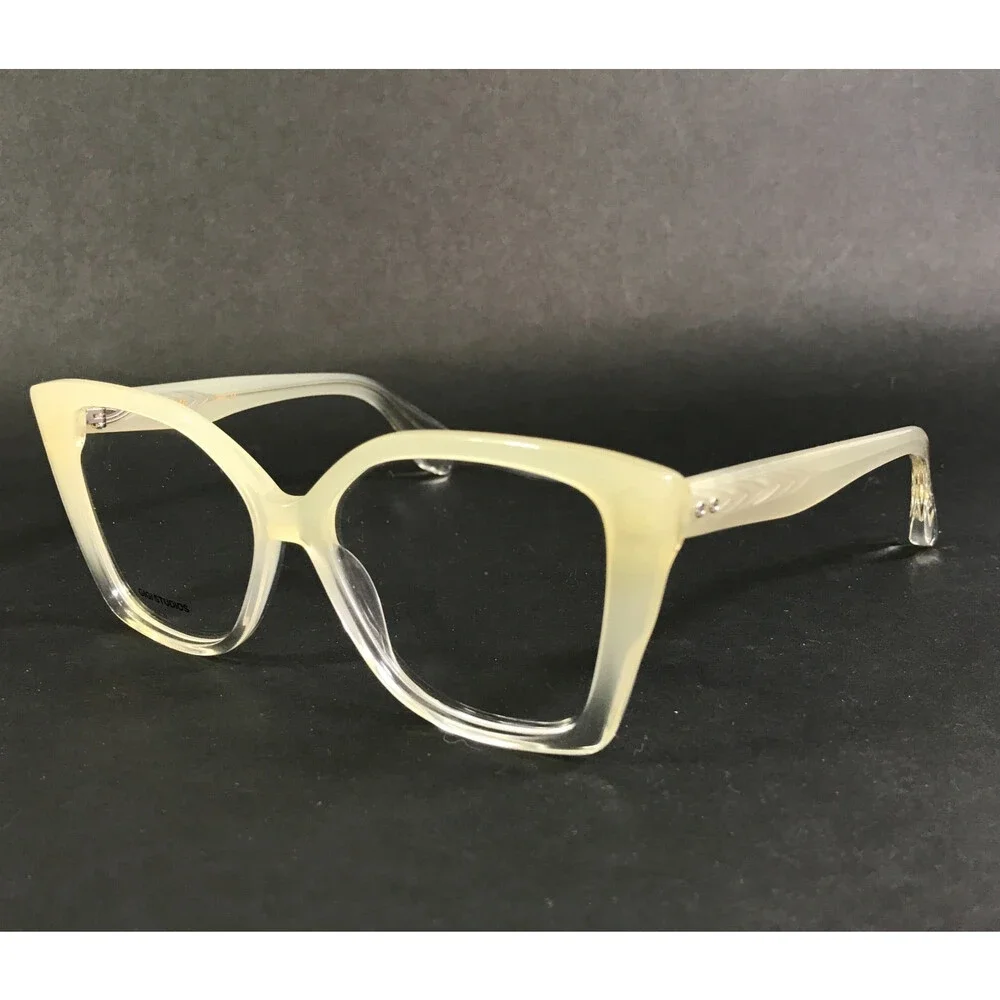 Gigi Studios Eyeglasses Frames GS1027/25O THRIVE 006 Ivory Clear Fade 53-14-140